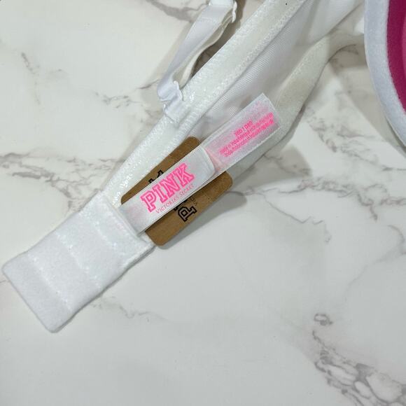 Victorias Secret Pink Wear Everywhere Multiway Push-up Bra SZ 36D $33 - Picture 12 of 14